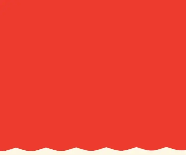 red background