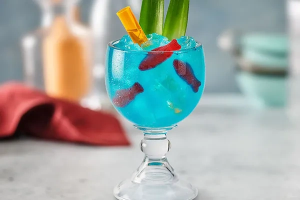 Tito's Fishbowl Cocktail with Beaker